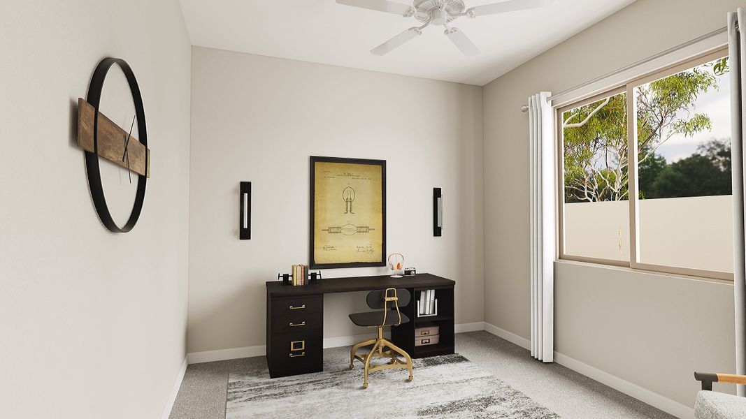 Representative furnished interior of a home built from the Calderwood Plan 4504 by Tri Pointe Homes in Soleo, San Tan Valley (Image 12).