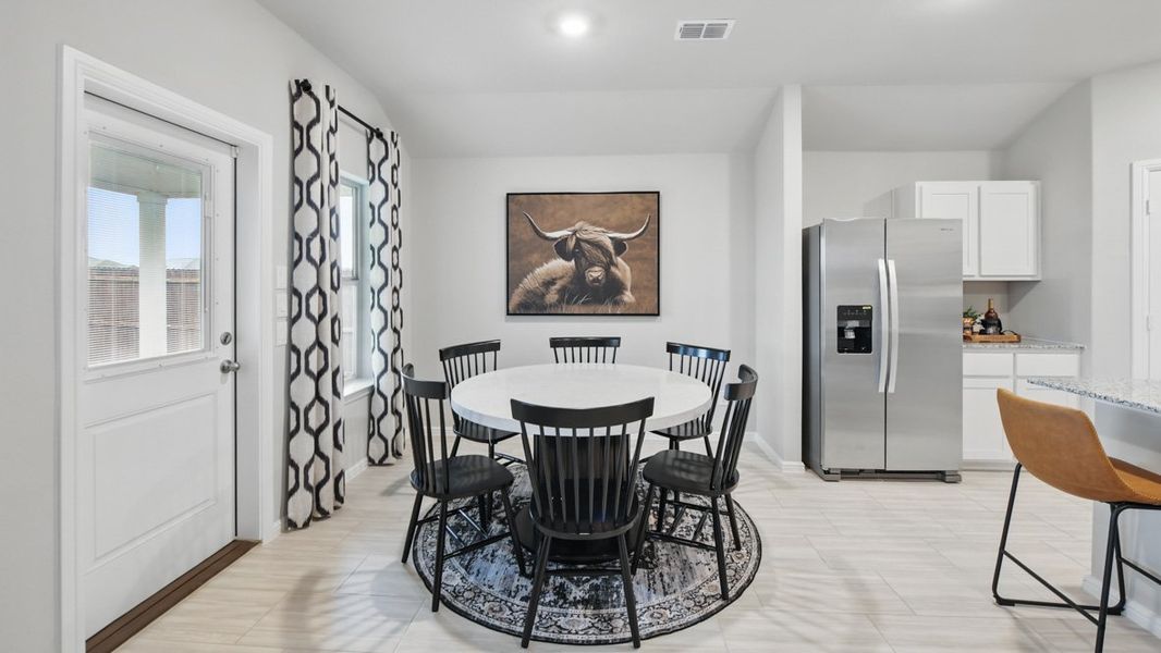 Furnished interior view inside a new home in Lonestar at Liberty Trails, Fort Worth (Image 13).