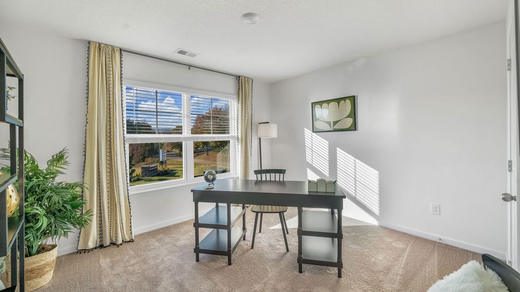 Furnished interior view inside a new home in Keebler Meadows, Johnson City (Image 20). Furnished interior view inside a new home in Keebler Meadows, Johnson City (Image 20).