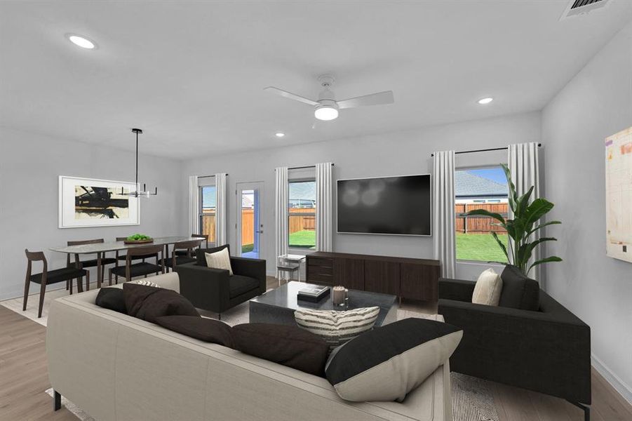 Furnished interior view inside a new home in Rolling Ridge, Van Alstyne (Image 28). Furnished interior view inside a new home in Rolling Ridge, Van Alstyne (Image 28).