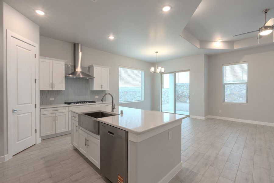 Furnished interior view inside a new home in Emerald Estates, El Paso (Image 9).