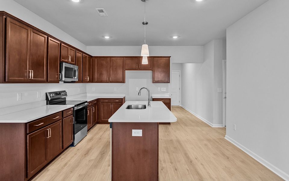 Furnished interior view inside a new home in Fieldstone, Lexington (Image 9). Furnished interior view inside a new home in Fieldstone, Lexington (Image 9).