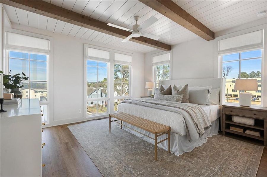 Furnished interior view inside a new home in , Atlanta (Image 9). Furnished interior view inside a new home in , Atlanta (Image 9).