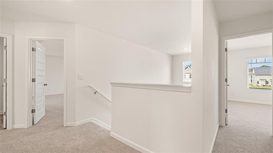 Spacious, unfurnished interior of a new home in Preserve at Dove Creek, Statham (Image 39). Spacious, unfurnished interior of a new home in Preserve at Dove Creek, Statham (Image 39).