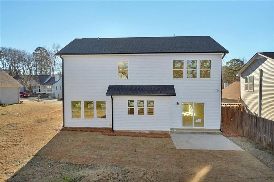 Exterior details and patio area of a home in , Canton (Image 4). Exterior details and patio area of a home in , Canton (Image 4).