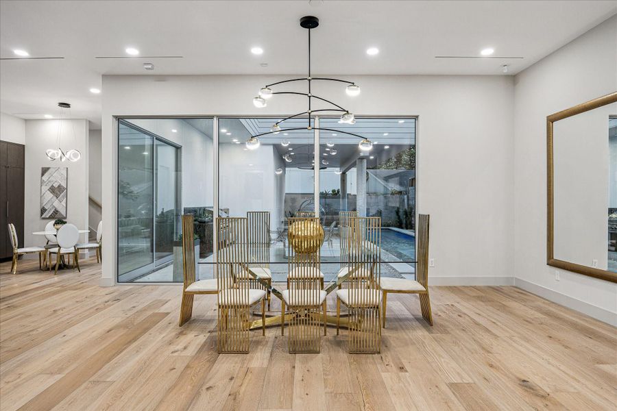 Furnished interior view inside a new home in , Houston (Image 13).