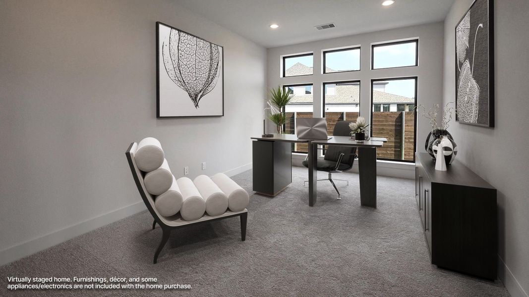 Furnished interior view inside a new home in Juniper Springs, Lockhart (Image 9).