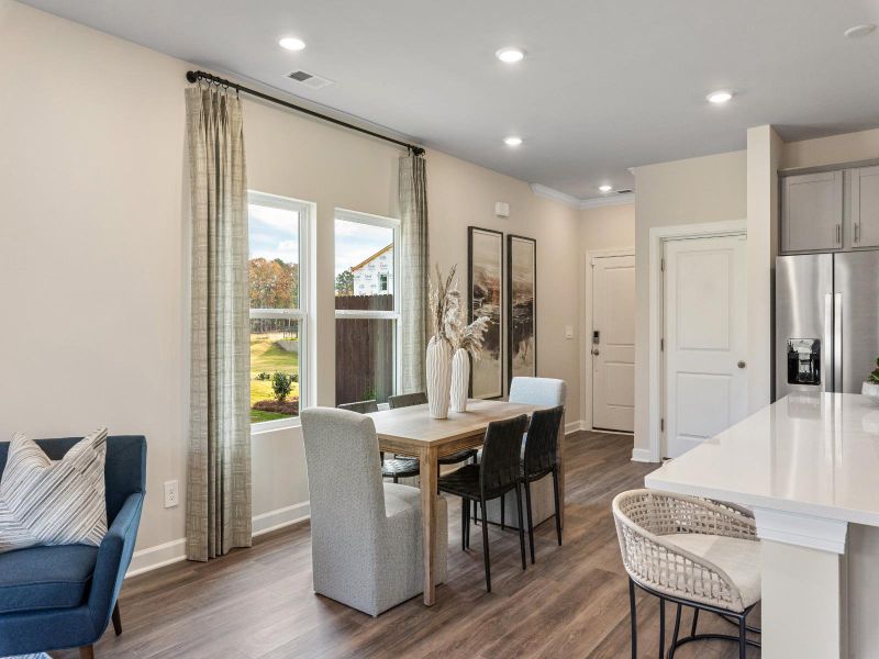 Furnished interior view inside a new home in Meadows at Wilson Farms - The Summit Series, Fort Mill (Image 5).