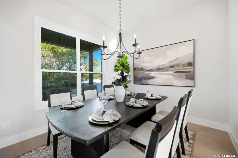 Furnished interior view inside a new home in , Fischer (Image 16).