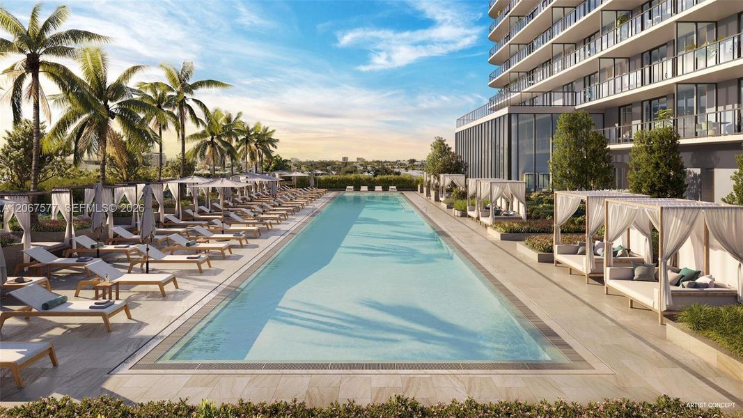 Condo located in Miami Beach, FL showcasing its design and architecture (Image 20).
