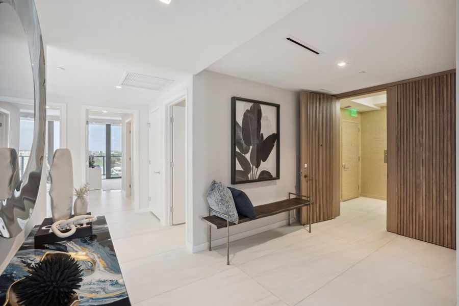 Furnished interior view inside a new home in , Pompano Beach (Image 5). Furnished interior view inside a new home in , Pompano Beach (Image 5).