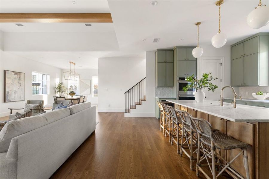 Furnished interior view inside a new home in , Dallas (Image 28). Furnished interior view inside a new home in , Dallas (Image 28).