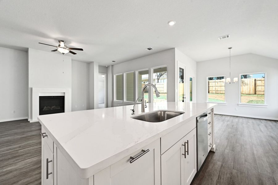 Furnished interior view inside a new home in Anthem, Kyle (Image 8).