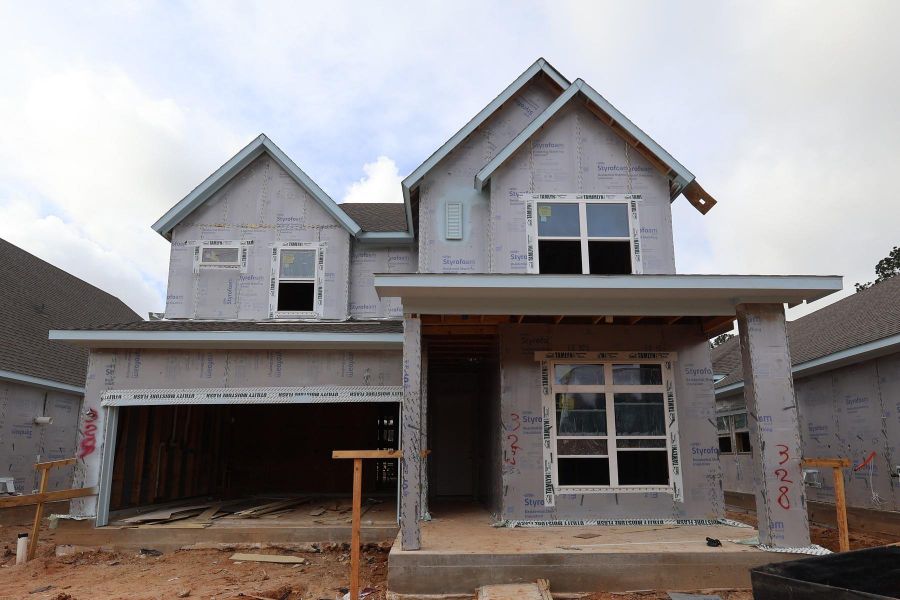 In-progress construction of a new home in The Woodlands Hills - Reserve Collection, Willis, TX (Image 18).