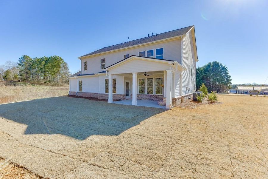 Front exterior of a new home in , Gainesville, GA, highlighting curb appeal (Image 25).