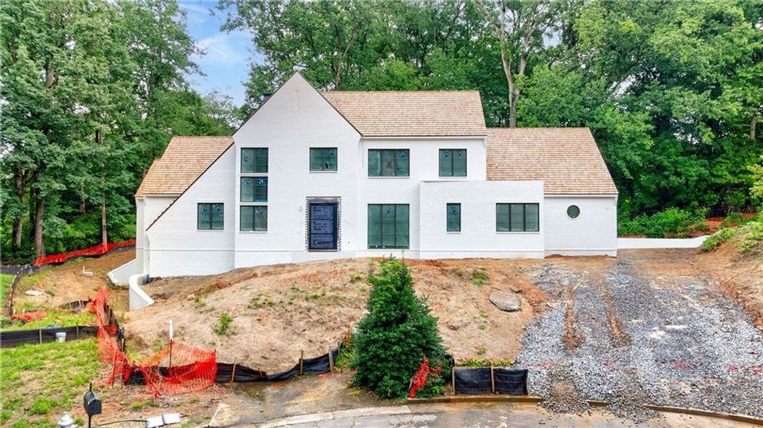 Front exterior of a new home in , Atlanta, GA, highlighting curb appeal (Image 22). Front exterior of a new home in , Atlanta, GA, highlighting curb appeal (Image 22).
