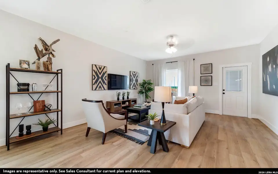 Furnished interior view inside a new home in Mesa Vista, Von Ormy (Image 19).