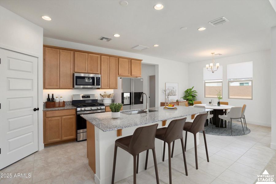 Kitchen - Virtually Staged Kitchen - Virtually Staged