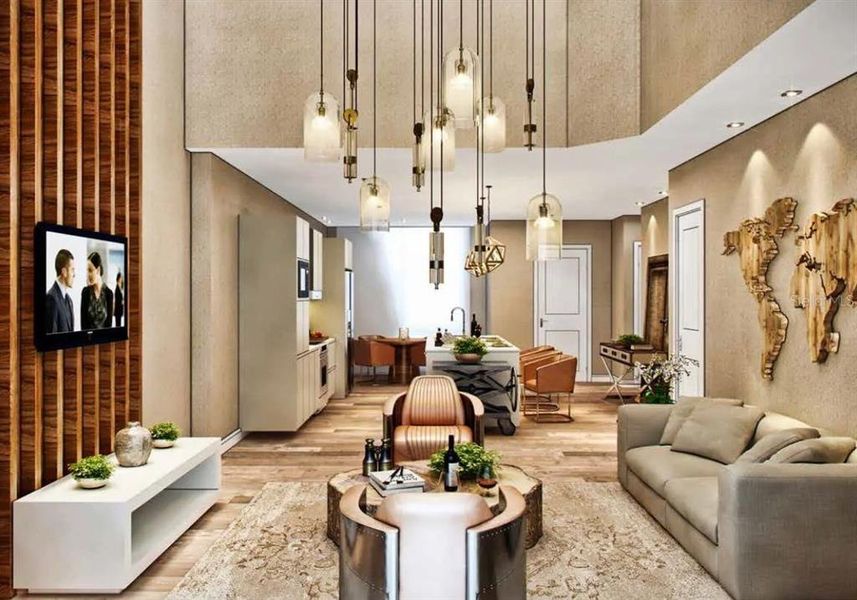 Furnished interior view inside a new home in , Kissimmee (Image 13).