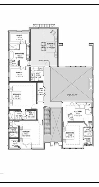 2D floor plan layout of this home in , Houston, TX (Image 3). 2D floor plan layout of this home in , Houston, TX (Image 3).