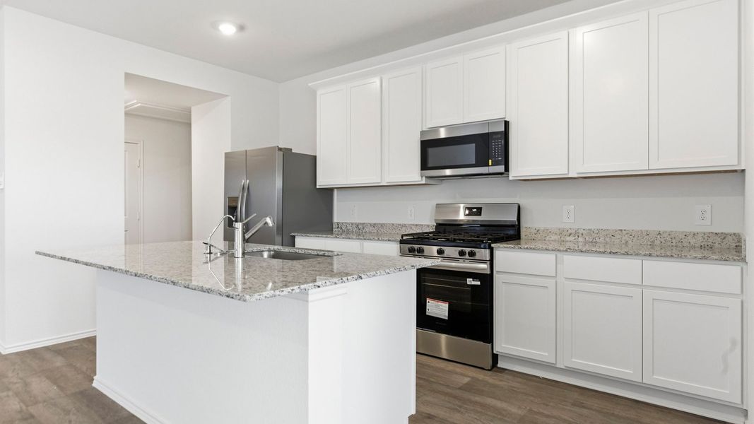 Furnished interior view inside a new home in Tamarron, Fulshear (Image 6).