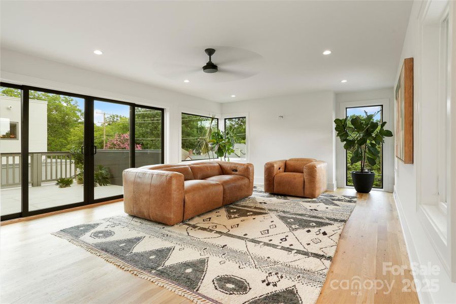 Furnished interior view inside a new home in , Charlotte (Image 15).