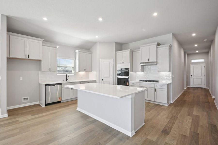 Furnished interior view inside a new home in Porter Country, Buda (Image 8).
