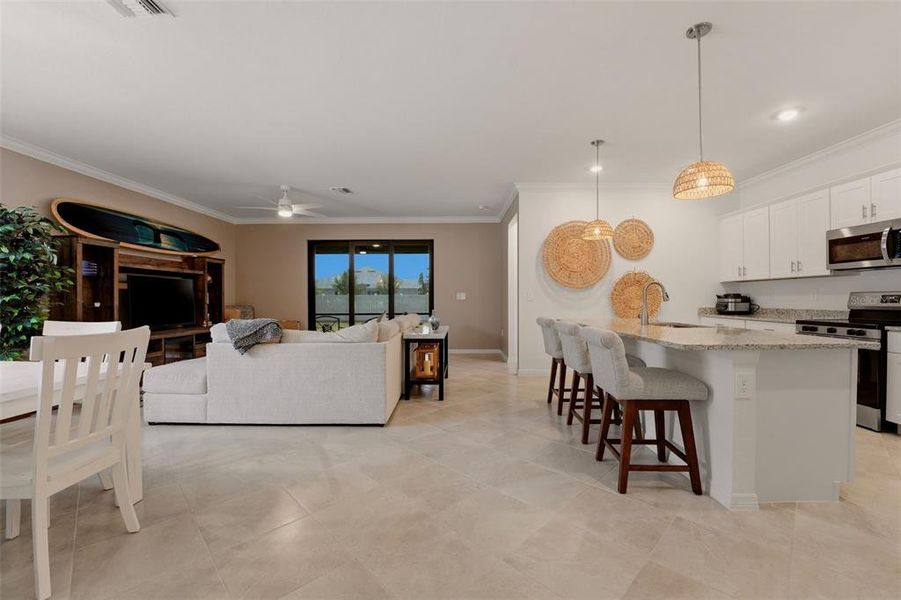 Furnished interior view inside a new home in , Port Charlotte (Image 10).