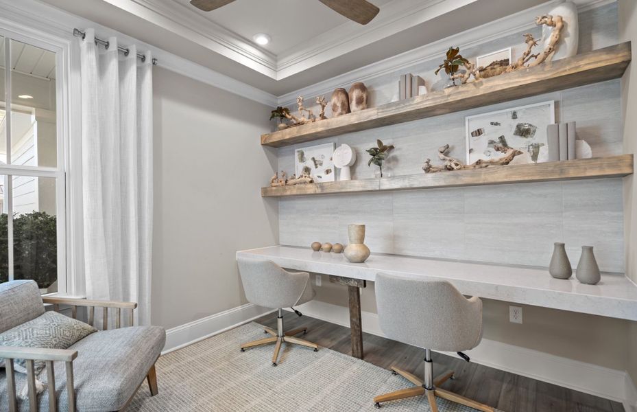 Furnished interior view inside a new home in The Haven at Riverlights, Wilmington (Image 15).