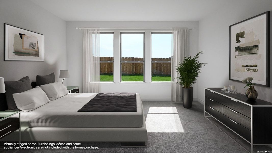 Furnished interior view inside a new home in Legacy at Lake Dunlap, New Braunfels (Image 6).