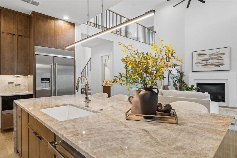 Furnished interior view inside a new home in , Houston (Image 17).