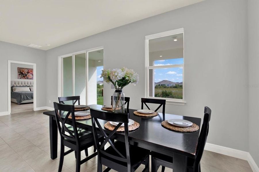 Furnished interior view inside a new home in Woodcreek, Wesley Chapel (Image 18).