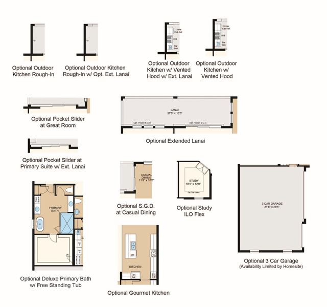 2D floor plan layout of this home in Windward Preserve, Cocoa, FL (Image 20).