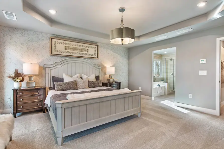 Representative furnished interior of a home built from the Grandin by Fischer Homes in The Dunes at Sandbar, Santa Rosa Beach (Image 85).