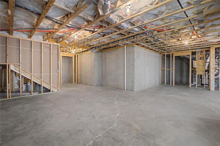 In-progress construction of a new home in Malone's Pond, Ball Ground, GA (Image 38).