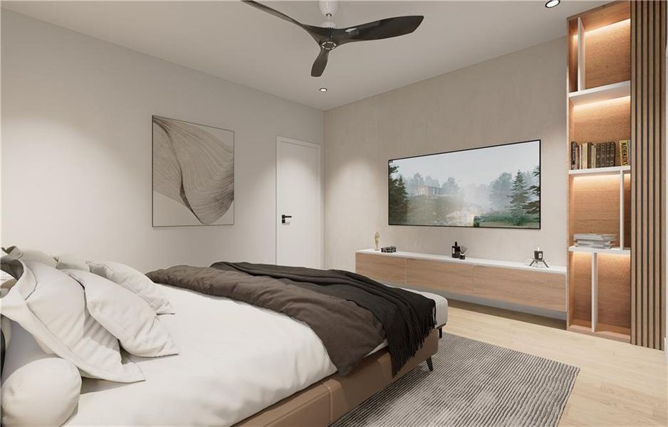 Furnished interior view inside a new home in , Sugar Hill (Image 28).