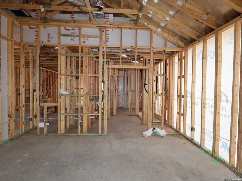 In-progress construction of a new home in Meadows at Clear Springs, New Braunfels, TX (Image 26).