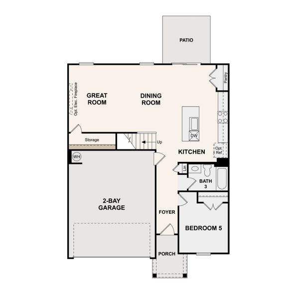2D floor plan layout of this home in Barton Hills, Spring Hill, TN (Image 2). 2D floor plan layout of this home in Barton Hills, Spring Hill, TN (Image 2).