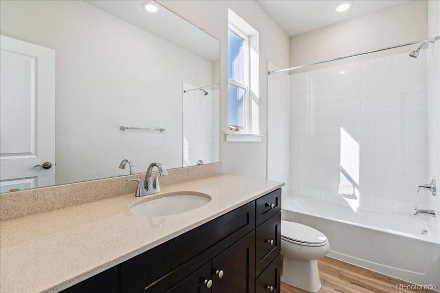Furnished interior view inside a new home in Floret Collection at Alder Creek, Parker (Image 5).