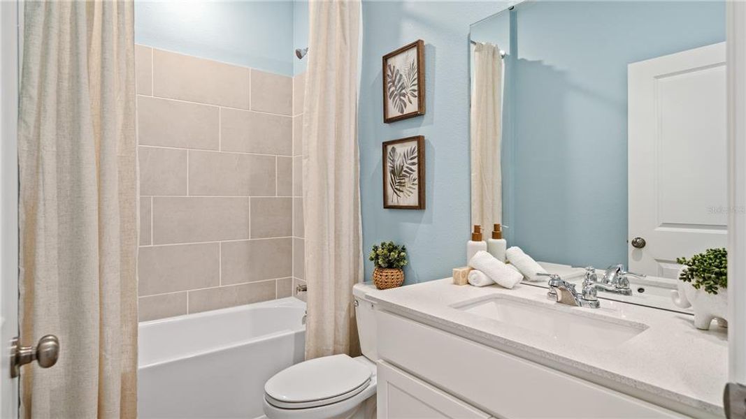 Furnished interior view inside a new home in Wellness Ridge, Clermont (Image 13). Furnished interior view inside a new home in Wellness Ridge, Clermont (Image 13).