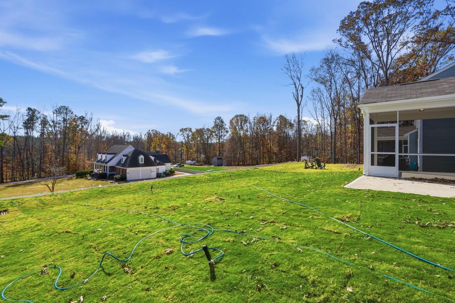 Exterior details and patio area of a home in Grier Meadows, Charlotte (Image 39).
