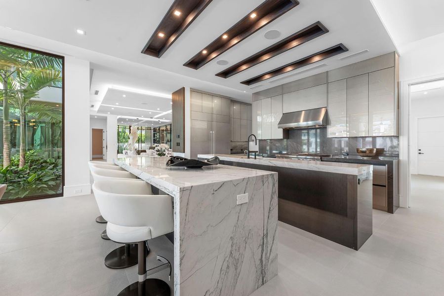 Furnished interior view inside a new home in , Boca Raton (Image 21).