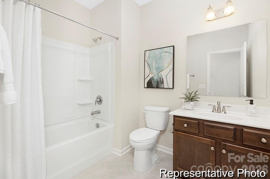 Furnished interior view inside a new home in , Statesville (Image 14).
