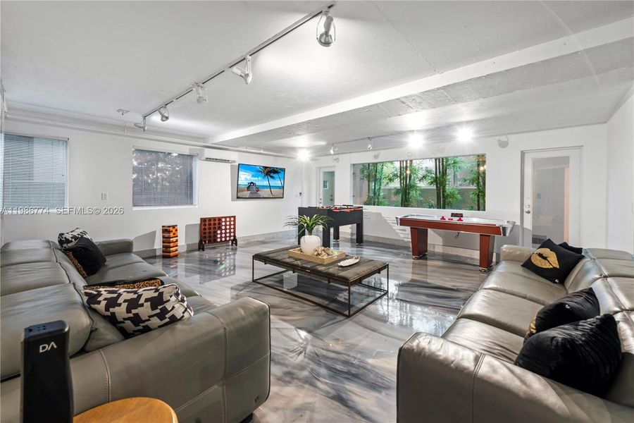 Furnished interior view inside a new home in , Miami (Image 35).