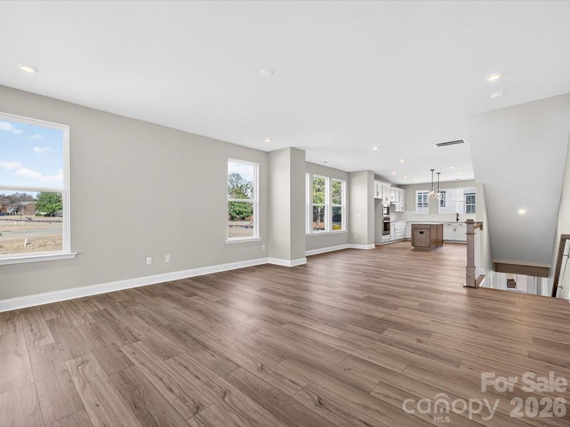 Connected Living Spaces on Main Living Floor.