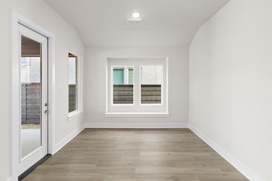 Spacious, unfurnished interior of a new home in Union Park, Little Elm (Image 14). Spacious, unfurnished interior of a new home in Union Park, Little Elm (Image 14).