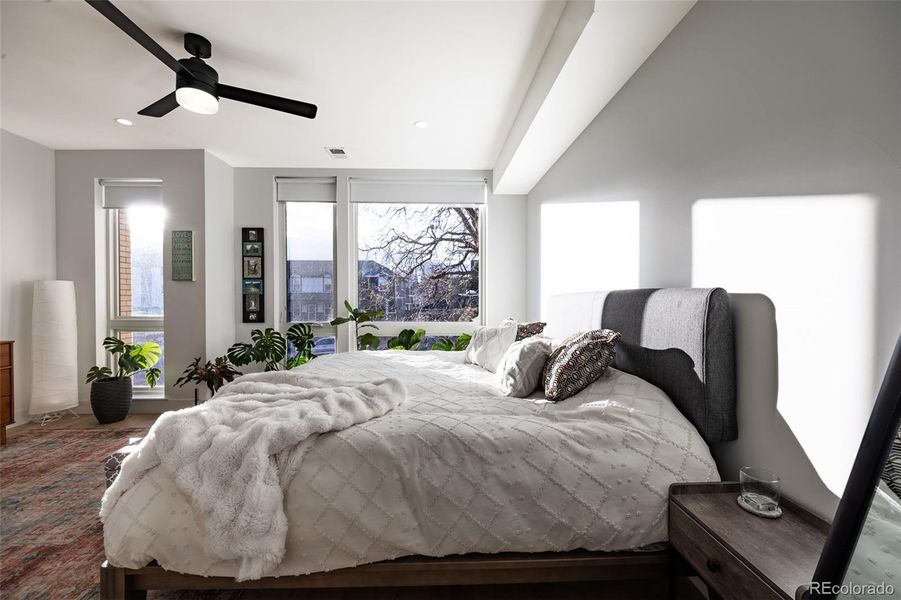 West facing primary suite West facing primary suite