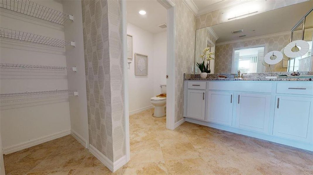 Furnished interior view inside a new home in Wellen Park Golf & Country Club, Venice (Image 23).