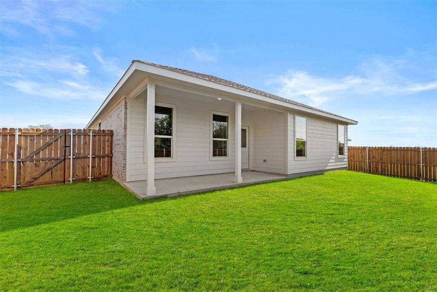 Exterior details and patio area of a home in , Cleburne (Image 16). Exterior details and patio area of a home in , Cleburne (Image 16).