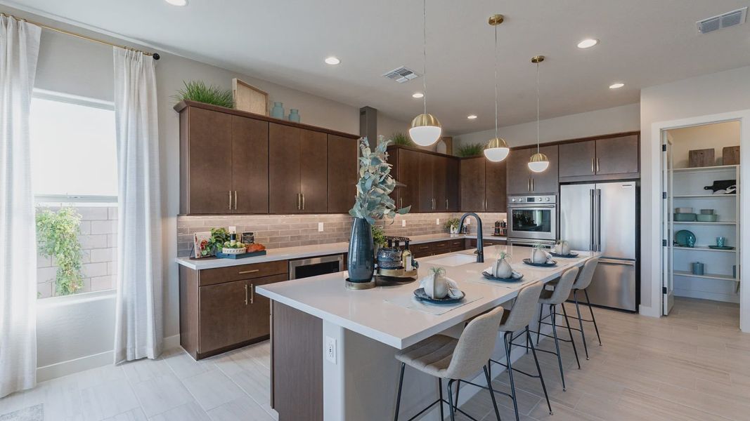 Representative furnished interior of a home built from the Jade by DRB Homes in Arroyo Seco - Palazzo, Buckeye (Image 10).